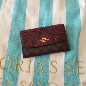 Burgundy Coach Wallet